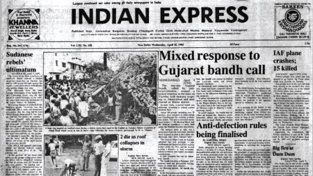 Gujarat bandh, Anti-quota Bandh, Ceasefire In Sudan, Assam Voter Lists, Union Carbide Suit, Forty Years Ago, editorial, Indian express, opinion news, current affairs