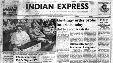 Reservation Unrest, Pakistani Cabinet, Bus Tragedy, Forty Years Ago, Indira Gandhi assassination, Indira Gandhi, editorial, Indian express, opinion news, current affairs