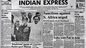 Khalistani Guests, Anti-reservation Stir, Deedar Singh Bains, Madhavsinh Solanki, UNSC, Forty Years Ago, editorial, Indian express, opinion news, current affairs