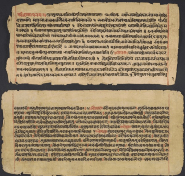 A manuscript of the Ramcharitmanas (Source: Wikipedia)