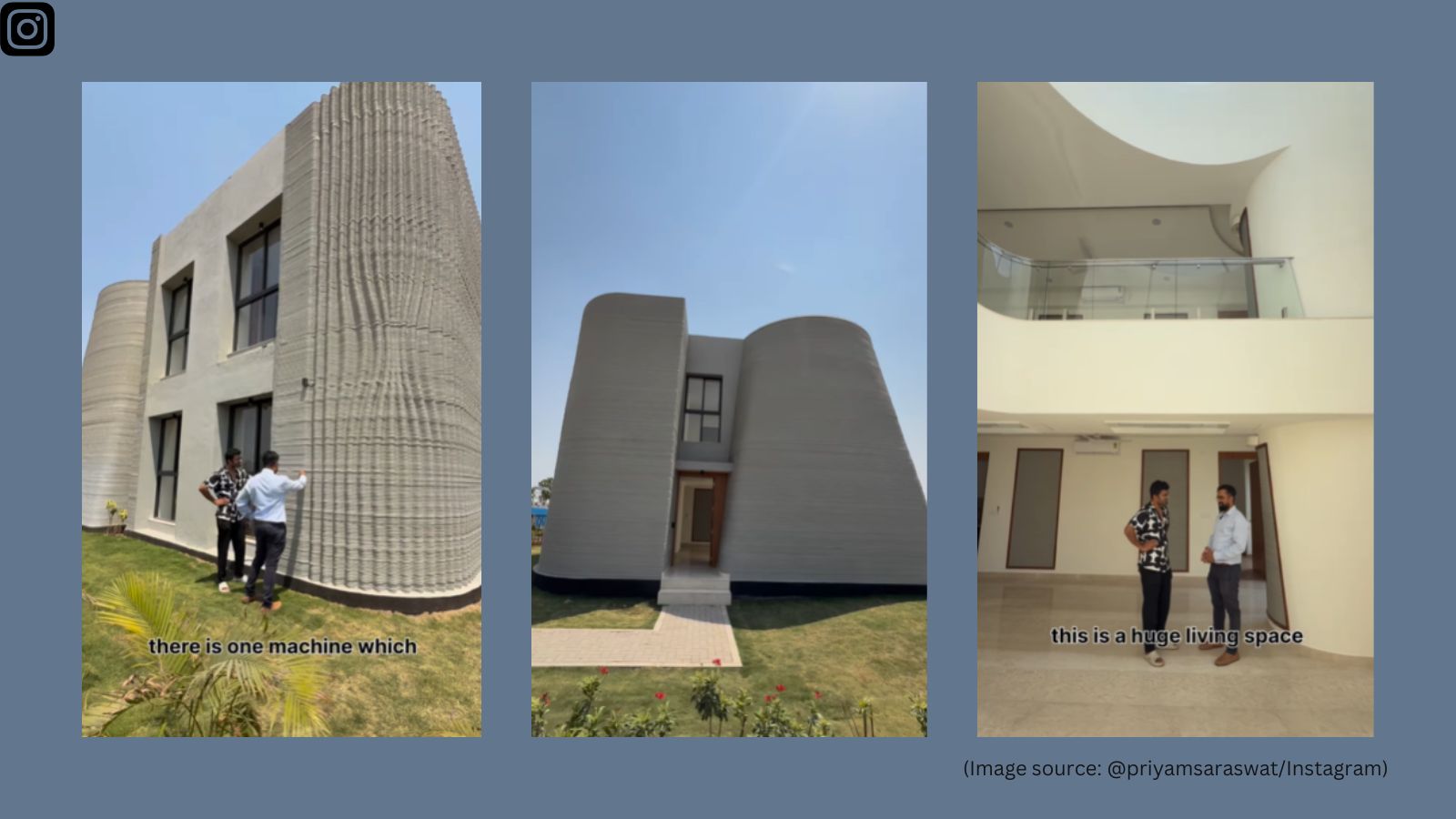 The villa was completed in just four months