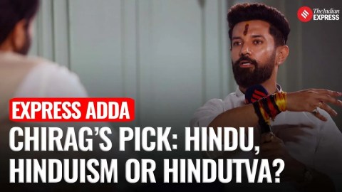 Rapid Fire with Chirag Paswan: Hindu, Hindutva or Hinduism? Express Adda