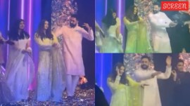 Aishwarya Rai-Abhishek Bachchan dance on Kajra Re