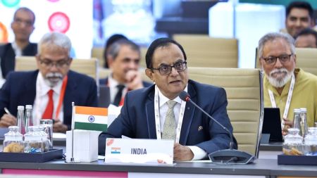 Principal Scientific Adviser Ajay Kumar Sood. (Photo courtesy: @InfoGujarat)