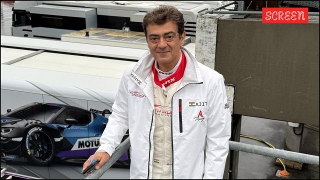 Ajith Kumar in Belgium race