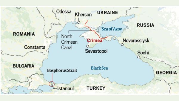 BLACK SEA MAP