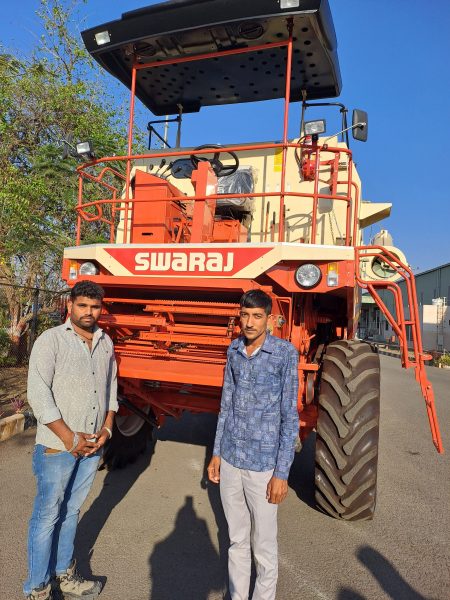 A tractor-powered rotavator can replace the plough, harrow and cultivator, performing primary and secondary tillage operations in a single pass.