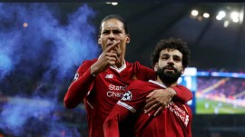 Sstar players Mohamed Salah and captain Virgil van Dijk are close to making a decision on their contract situation at Anfield. (Reuters)