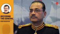 Asim Munir, Asim Munir speech, shehbaz sharif, Pakistan General, Pakistan General speech, Pakistan General Asim Munir, Overseas Pakistani Convention, Pakistan, editorial, Indian express, opinion news, current affairs