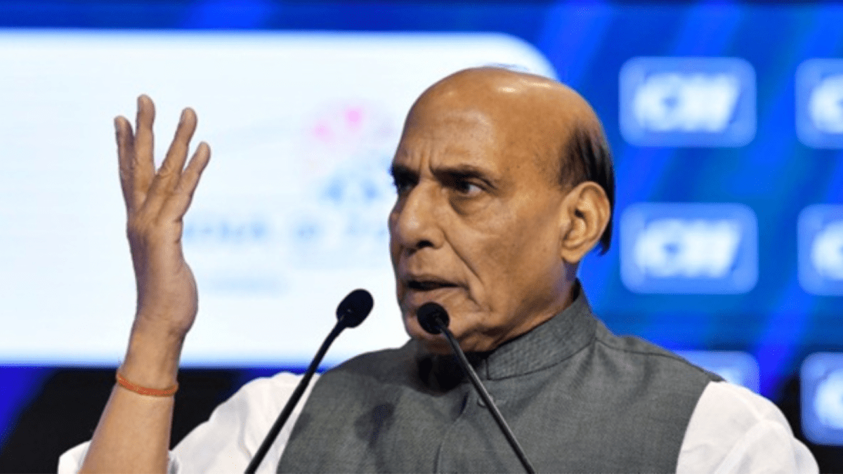 Defence Minister Rajnath Singh.