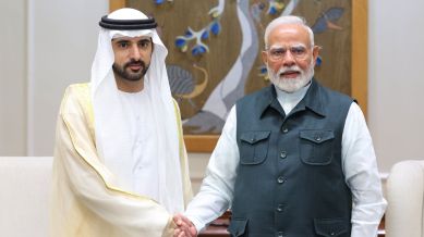 Dubai Crown Prince in India
