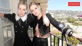 Dylan Meyer and Kristen Stewart