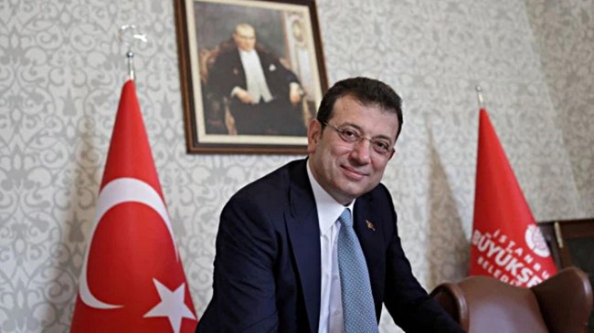 Ekrem Imamoglu, the popular and charismatic mayor of Istanbul