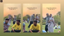 The video has over nine million views on Instagram