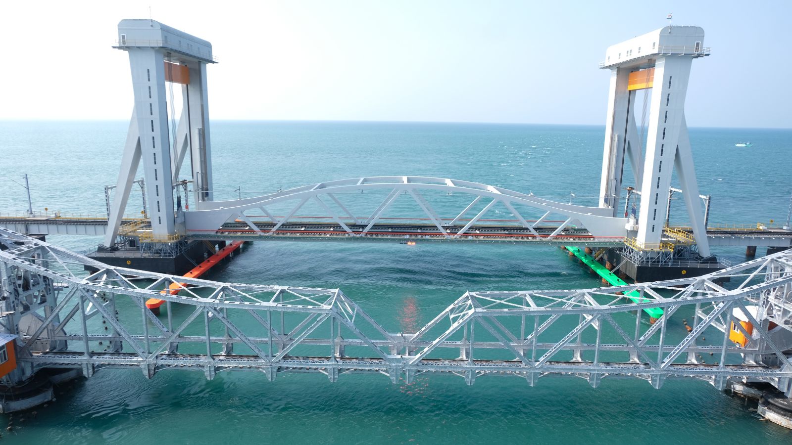 PM Modi inaugurates new Pamban Railway sea bridge, flags off first train on it | India News - The Indian Express