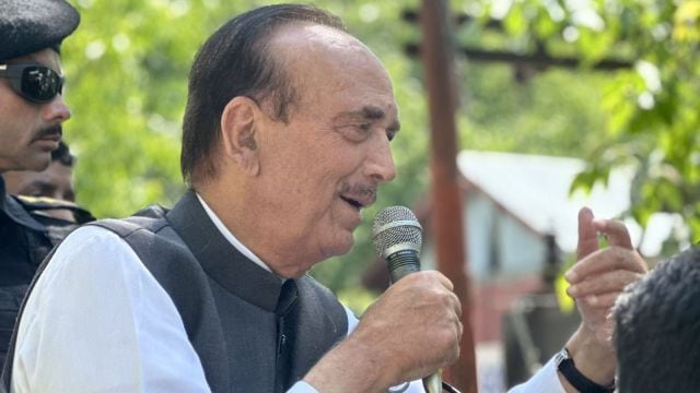 Ghulam Nabi Azad dissolves party units