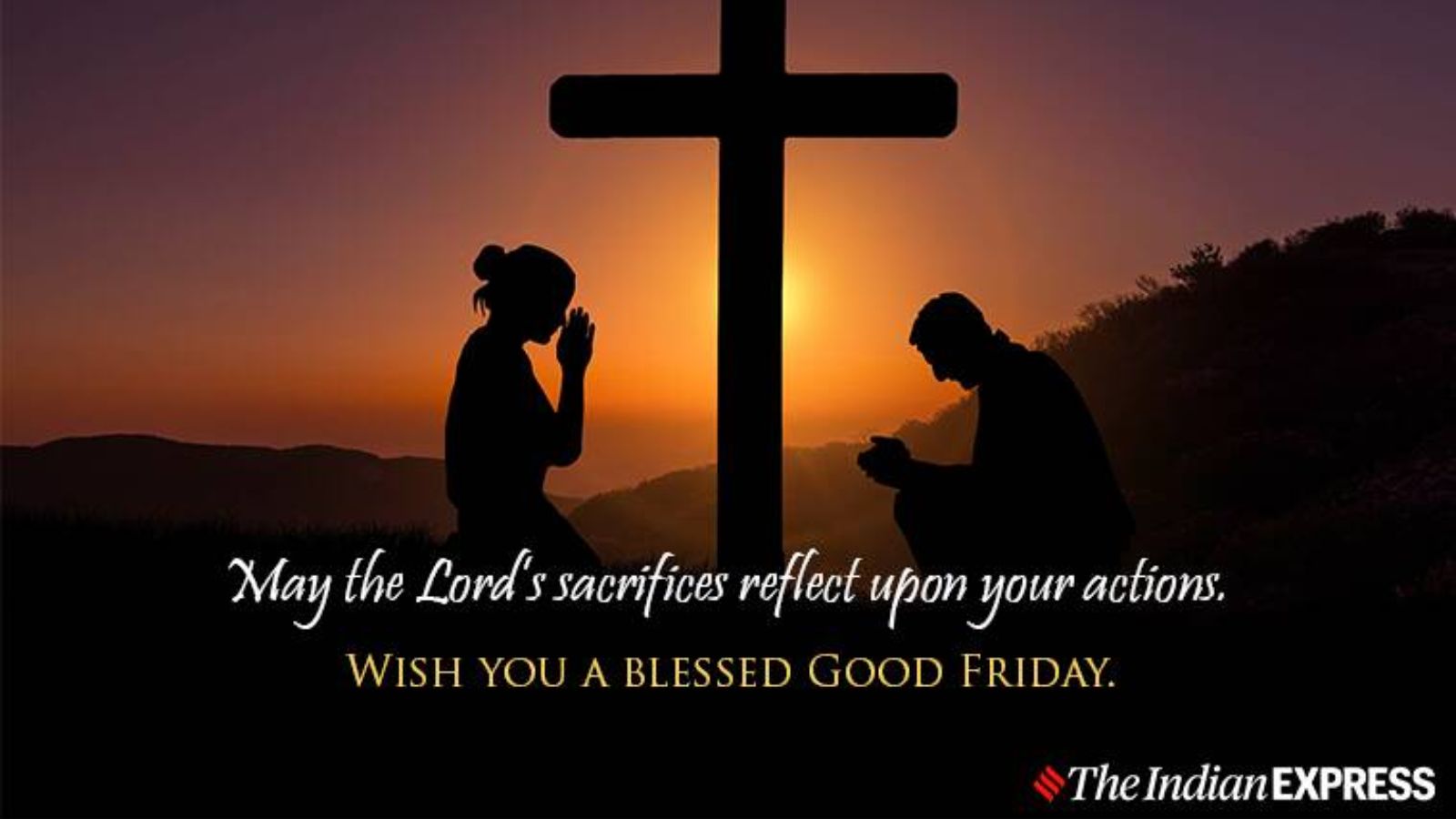 He bore our sins so we could carry His light.