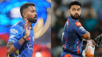 MI captain Hardik Pandya and LSG captain Rishabh Pant. (Sportzpics for IPL)