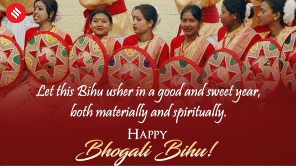 Happy Bohag Bihu! May your days be as vibrant as the gamocha and as sweet as pitha.