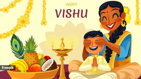 Happy Vishu 2025 Wishes Images: