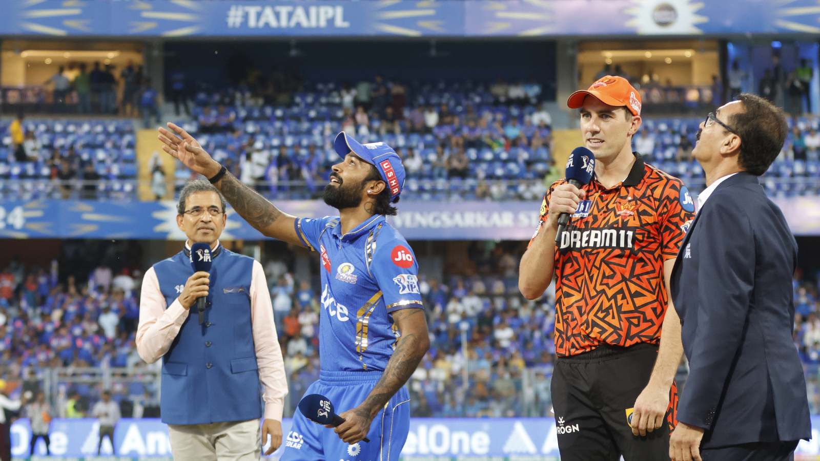 Will the coin flip favour Hardik Pandya’s Mumbai Indians or Pat Cummins’ Sunrisers Hyderabad at Wankhede today?
