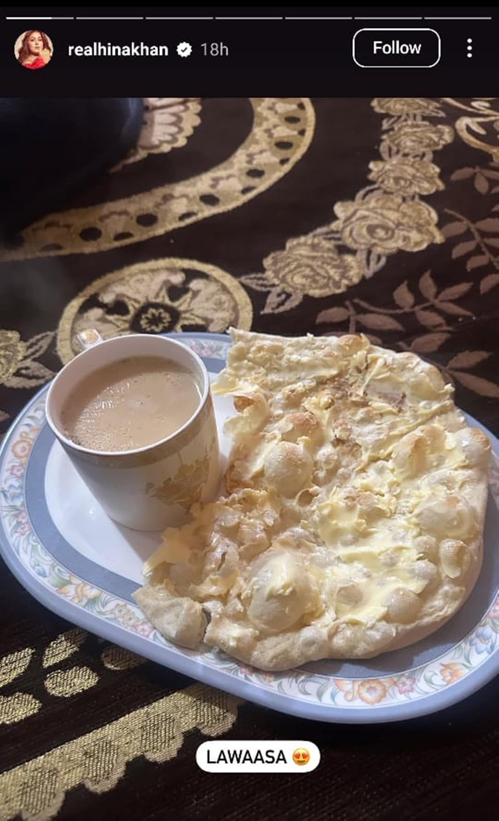 Lawaasa and chai, particularly noon chai (the pink, salted tea), form a pairing that is both cultural and practical