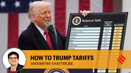 US President Donald Trump announces new tariffs in the Rose Garden at the White House on Wednesday. (Photo: AP)