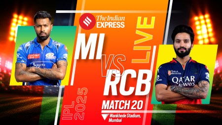 IPL 2025, MI vs RCB Live Cricket Score: Mumbai Indians are currently 8th in the IPL standings having lost three of their four games this season.