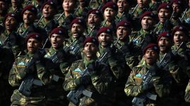 The US, China, Russia, Germany and India accounted for 60 per cent of the global total, with combined spending of $1635 billion.