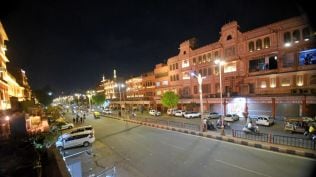 Balmukund Acharya, Balmukund Acharya arrest, Balmukund Acharya protest outside jaipur mosque, jaipur mosque protest, jaipur mosque tension, jaipur news indian express