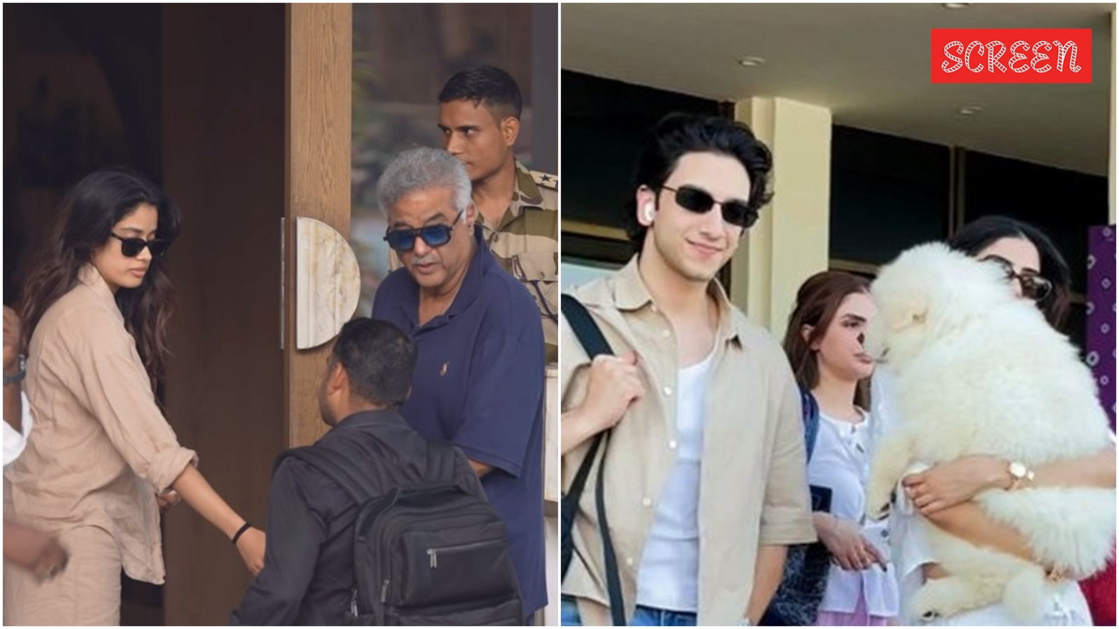 Janhvi Kapoor, Khushi Kapoor and rumored boyfriend Vedang Raina fly to Jamnagar for Shikhar Pahariya’s birthday bash, Boney Kapoor joins in. See pictures | Bollywood News