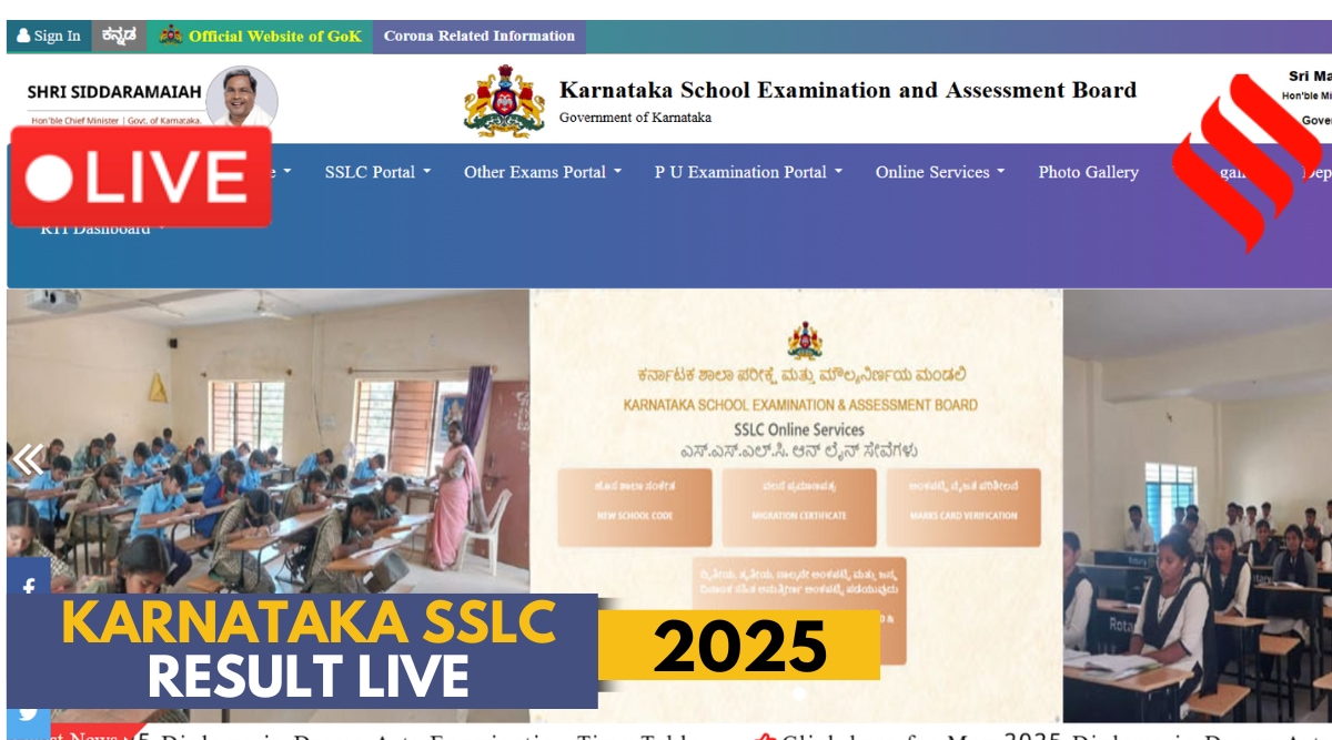 Karnataka SSLC 10th Result 2025 Live Updates: Result to be declared on May 2, over 8.96 lakh SSLC students appeared