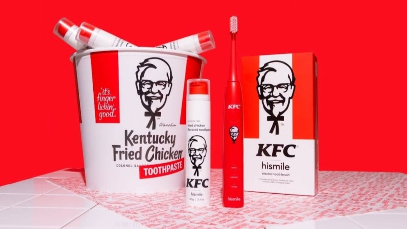 KFC toothpaste
