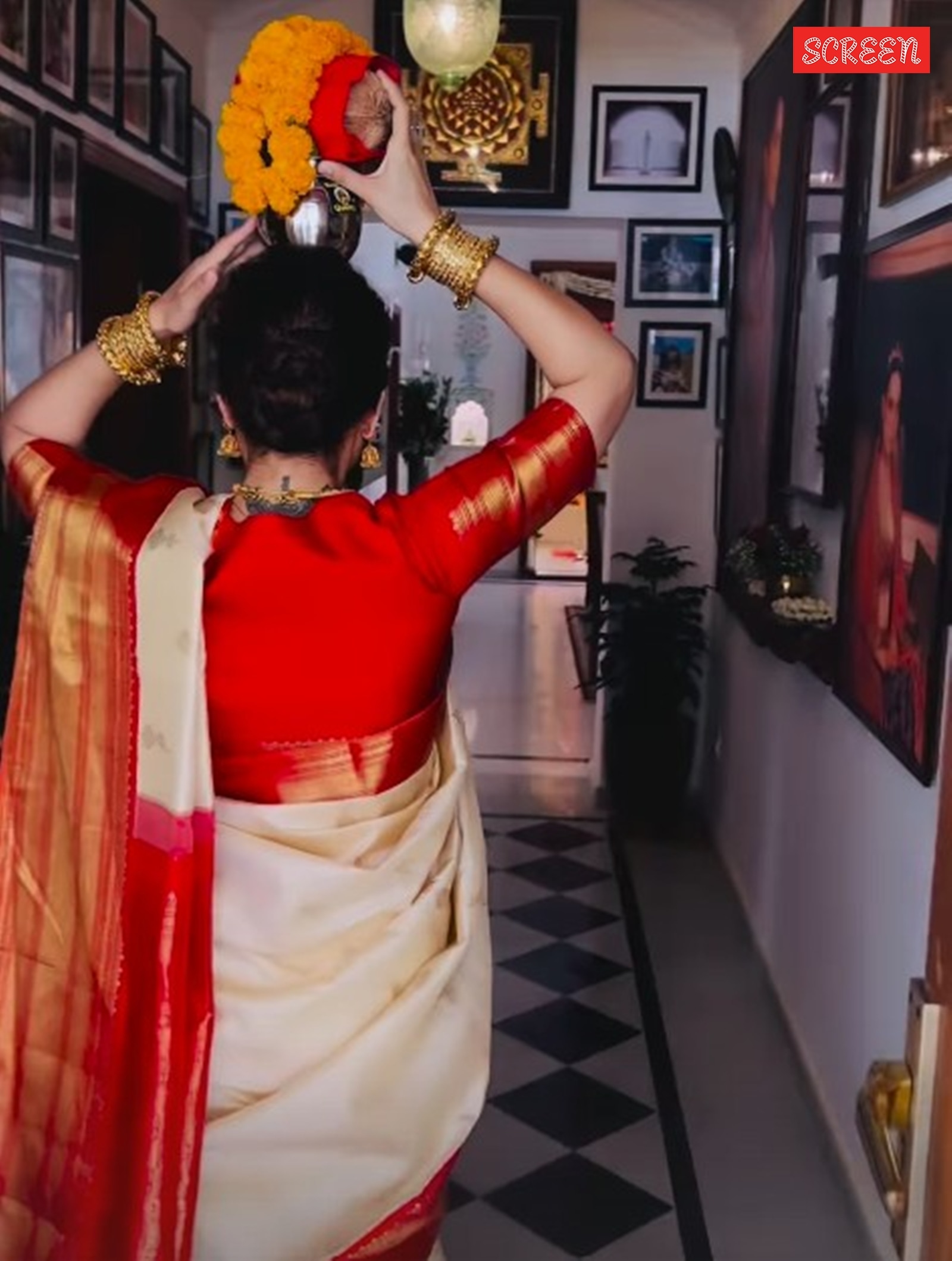 Actor-MP Kangana Ranaut moves into her official residence.