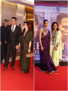 Kesari 2 screening: Akshay-Twinkle walks hand in hand, Kajol poses with Ananya