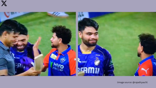 In the viral video, Kuldeep Yadav appeared to slap Rinku Singh, not once but twice