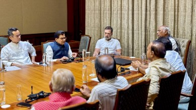 Waqf Bill: INDIA bloc meets to come up with joint strategy