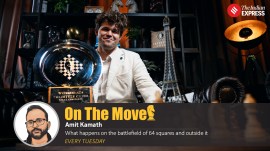 Magnus Carlsen after winning the Paris leg of Freestyle Grand Slam Tour. (Stev Bonhage/Freestyle Chess)