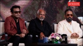 Mani Ratnam, AR Rahman and Kamal Haasan at Thug Life Event