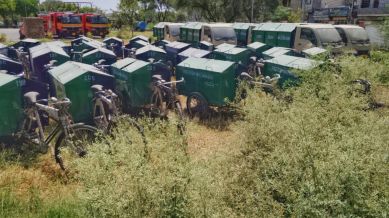 Mohalis waste collection vehicles
