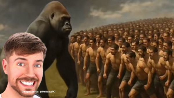 Known for his over-the-top challenges and philanthropy-based content, MrBeast typically stays away from controversial topics (Image source: @MrBeast/X)