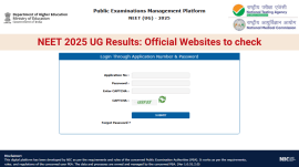 NEET UG 2025 Result - Check at neet.nta.nic.in