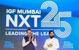 CM Devendra Fadnavis highlighted the fiscal health of the state, and Deputy CM and MMRDA Chairman Eknath Shinde spoke of the nation's faith in creating world-class infrastructure. (PTI Photo)