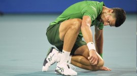 If Djokovic is able to get past this state, it may be the crowning achievement of the greatest resume in tennis history. (Reuters)