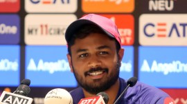 PBKS vs RR: Sanju Samson will lead Rajasthan for the first time this season in Mullanpur. (Express Photo by Kamleshwar Singh)