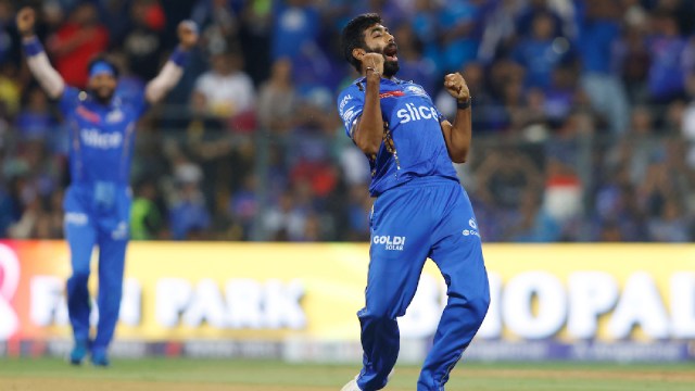 Jasprit Bumrah has joined the Mumbai Indians camp ahead of their match against RCB on Monday. (BCCI)