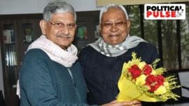 Nitish Kumar held Union Minister and fellow party leader Rajiv Ranjan Singh, popularly known as Lalan Singh, responsible for the split in the NDA in August 2022.