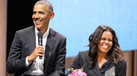 Michelle Obama, Michelle Obama news, Michelle Obama fashion, Michelle Obama New Year 2022 celebrations, Michelle Obama and Barack Obama, indian express news