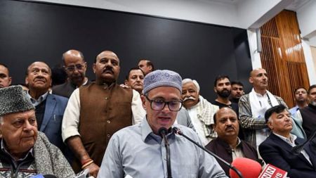 jammu and kashmir, all party meeting, omar abdullah,