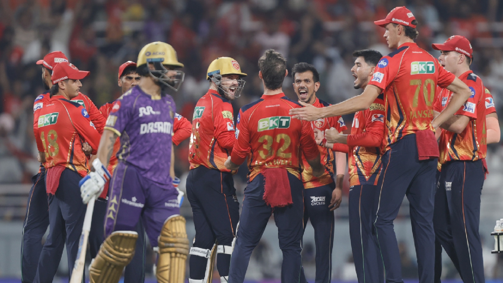 PBKS break record against KKR in IPL 2025